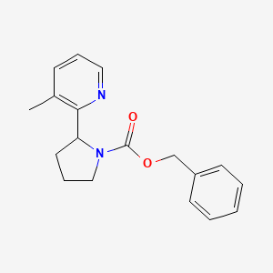 Benzyl 2-(3-methylpyridin-2-yl)pyrrolidine-1-carboxylate