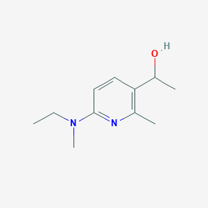 1-(6-(Ethyl(methyl)amino)-2-methylpyridin-3-yl)ethanol