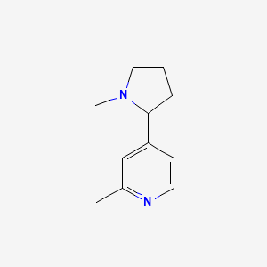 2-Methyl-4-(1-methylpyrrolidin-2-yl)pyridine