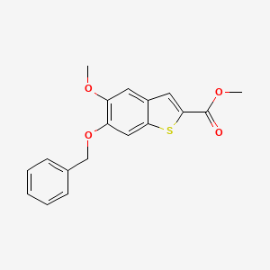 Methyl 6-(benzyloxy)-5-methoxybenzo[b]thiophene-2-carboxylate