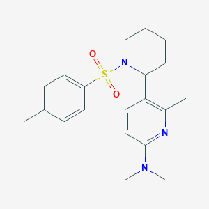 N,N,6-Trimethyl-5-(1-tosylpiperidin-2-yl)pyridin-2-amine