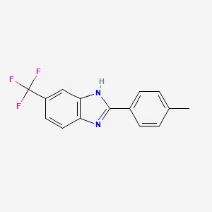 2-(p-Tolyl)-5-(trifluoromethyl)-1H-benzo[d]imidazole