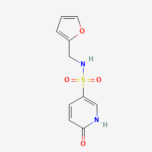 N-(Furan-2-ylmethyl)-6-oxo-1,6-dihydropyridine-3-sulfonamide