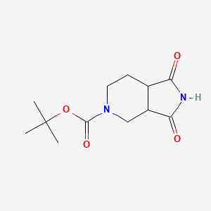 tert-Butyl 1,3-dioxohexahydro-1H-pyrrolo[3,4-c]pyridine-5(6H)-carboxylate