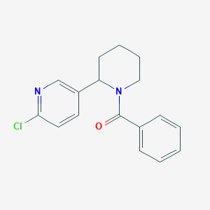 (2-(6-Chloropyridin-3-yl)piperidin-1-yl)(phenyl)methanone