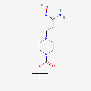 tert-Butyl 4-(3-(hydroxyamino)-3-iminopropyl)piperazine-1-carboxylate