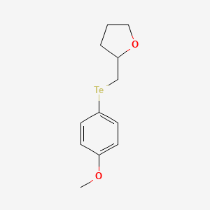 2-{[(4-Methoxyphenyl)tellanyl]methyl}oxolane