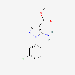 Methyl 5-amino-1-(3-chloro-4-methylphenyl)-1H-pyrazole-4-carboxylate