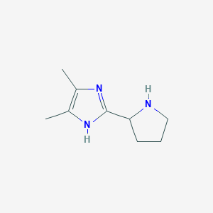 4,5-Dimethyl-2-(pyrrolidin-2-yl)-1H-imidazole