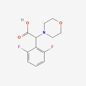 2-(2,6-Difluorophenyl)-2-morpholinoacetic acid