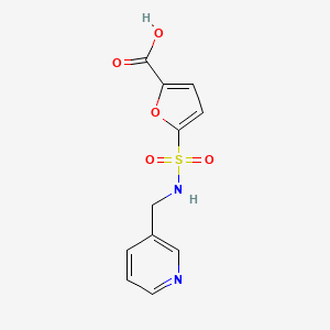 5-(N-(Pyridin-3-ylmethyl)sulfamoyl)furan-2-carboxylic acid