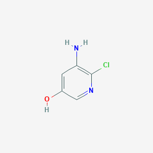 molecular formula C5H5ClN2O B11812849 5-Amino-6-chloropyridin-3-OL CAS No. 1211537-54-0