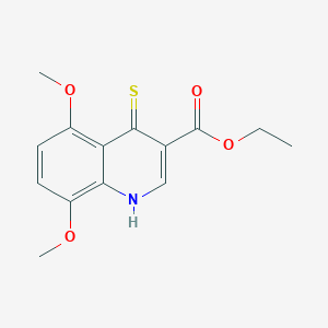 Ethyl 5,8-dimethoxy-4-thioxo-1,4-dihydroquinoline-3-carboxylate