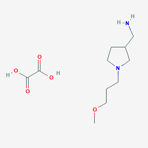 (1-(3-Methoxypropyl)pyrrolidin-3-yl)methanamine oxalate