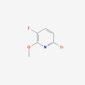 molecular formula C6H5BrFNO B11813072 6-Bromo-3-fluoro-2-methoxypyridine 