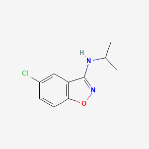 molecular formula C10H11ClN2O B11813088 5-Chloro-N-isopropylbenzo[d]isoxazol-3-amine 