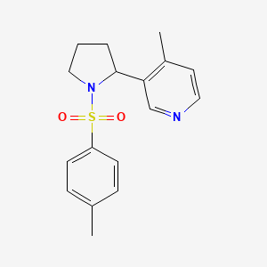 4-Methyl-3-(1-tosylpyrrolidin-2-yl)pyridine