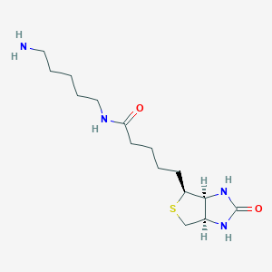 B118131 5-(Biotinamido)pentylamine CAS No. 115416-38-1