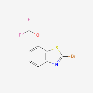 2-Bromo-7-(difluoromethoxy)benzo[d]thiazole