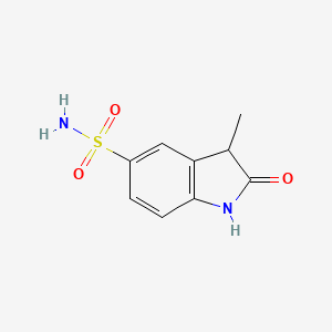 molecular formula C9H10N2O3S B11813182 3-Methyl-2-oxoindoline-5-sulfonamide 