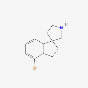 7-Bromospiro[1,2-dihydroindene-3,3'-pyrrolidine]