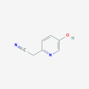 molecular formula C7H6N2O B11813214 2-(5-Hydroxypyridin-2-yl)acetonitrile 