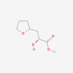 methyl (2R)-2-hydroxy-3-(oxolan-2-yl)propanoate