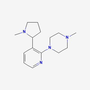 1-Methyl-4-(3-(1-methylpyrrolidin-2-yl)pyridin-2-yl)piperazine