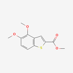 molecular formula C12H12O4S B11813244 Methyl 4,5-dimethoxybenzo[b]thiophene-2-carboxylate 