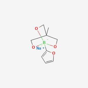 Sodium 1-(furan-2-yl)-4-methyl-2,6,7-trioxa-1-borabicyclo[2.2.2]octan-1-uide