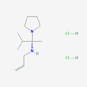 (S)-N-Allyl-3-methyl-2-(pyrrolidin-1-yl)butan-2-amine dihydrochloride