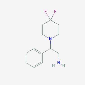 2-(4,4-Difluoropiperidin-1-YL)-2-phenylethanamine