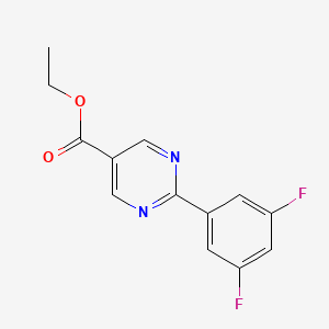 Ethyl 2-(3,5-difluorophenyl)pyrimidine-5-carboxylate