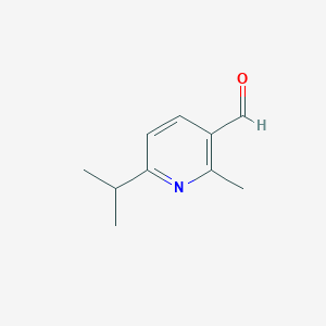 molecular formula C10H13NO B11813459 6-Isopropyl-2-methylnicotinaldehyde 