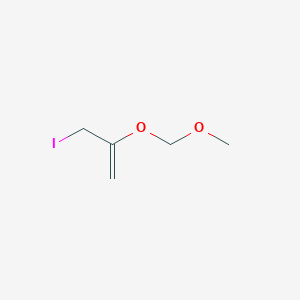 molecular formula C5H9IO2 B11813539 3-Iodo-2-(methoxymethoxy)prop-1-ene 