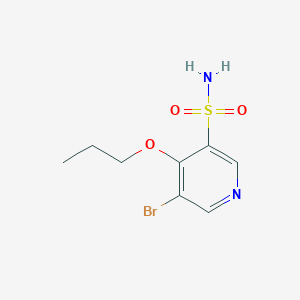 5-Bromo-4-propoxypyridine-3-sulfonamide