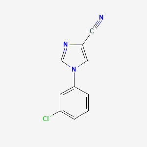 1-(3-Chlorophenyl)-1H-imidazole-4-carbonitrile