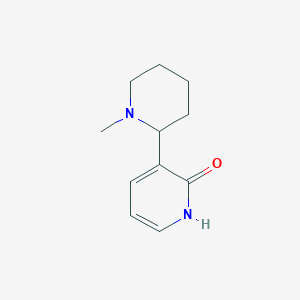 3-(1-Methylpiperidin-2-yl)pyridin-2(1H)-one