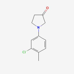 1-(3-Chloro-4-methylphenyl)pyrrolidin-3-one