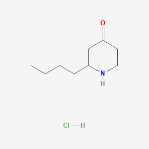 2-Butylpiperidin-4-one hydrochloride