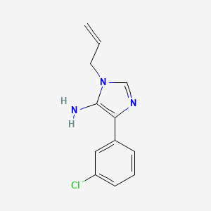 1-Allyl-4-(3-chlorophenyl)-1H-imidazol-5-amine