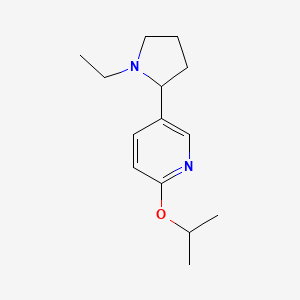 5-(1-Ethylpyrrolidin-2-yl)-2-isopropoxypyridine