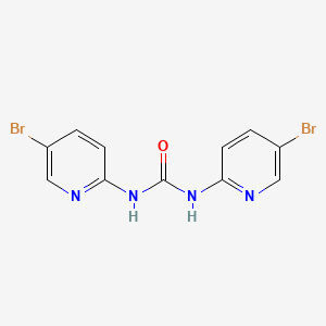 molecular formula C11H8Br2N4O B11813717 1,3-Bis(5-bromopyridin-2-yl)urea 