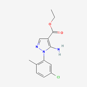 Ethyl 5-amino-1-(5-chloro-2-methylphenyl)-1H-pyrazole-4-carboxylate