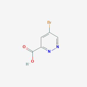 molecular formula C5H3BrN2O2 B11813722 5-Bromopyridazine-3-carboxylic acid 