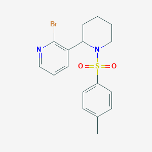 2-Bromo-3-(1-tosylpiperidin-2-yl)pyridine