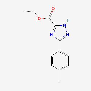 Ethyl 3-(p-tolyl)-1H-1,2,4-triazole-5-carboxylate