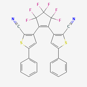 1,2-Bis(2-cyano-5-phenyl-3-thienyl)perfluorocyclopentene