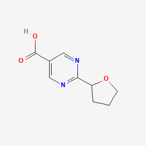 2-(Tetrahydrofuran-2-yl)pyrimidine-5-carboxylic acid