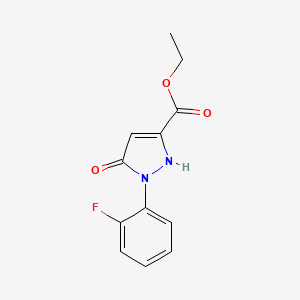 Ethyl 1-(2-fluorophenyl)-5-hydroxy-1H-pyrazole-3-carboxylate